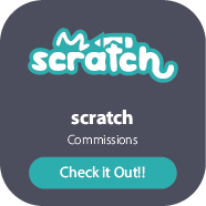 Portfolio and custom digital art commission services on Scratch by anime illustrator Imeji Shop.